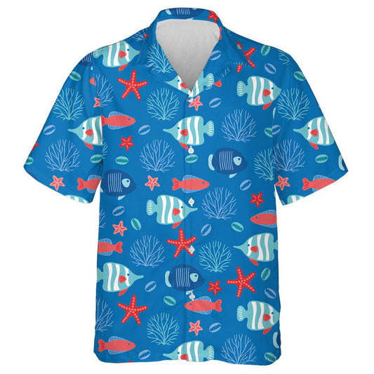 Patrún Aigéin le Iasc Faoi Uisce Feamainn Agus Sliogáin Léine Haváís, Bronntanas Léine Haváís, Bronntanas Nollag