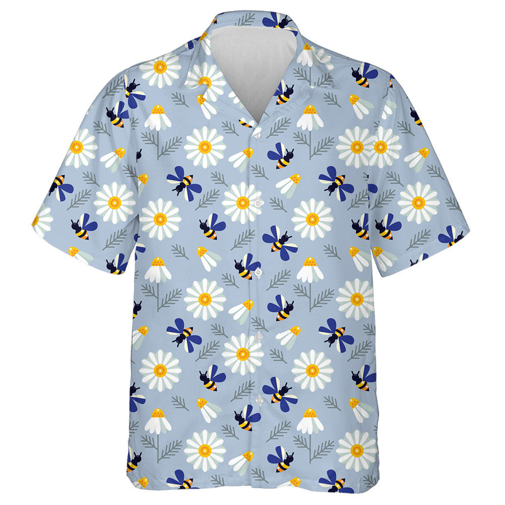 Beacha Sciathán Gorm Agus Bláthanna Camomile Léine Haváí, Haváis mar Bhronntanas