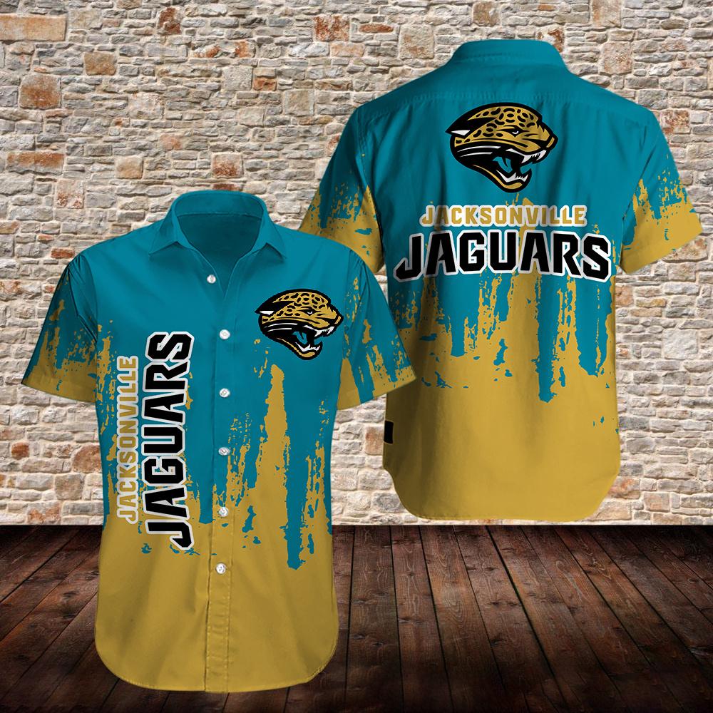 Jacksonville Jaguars Hawaiian Shirt, Hawaiian Shirt Gift, Christmas Gift