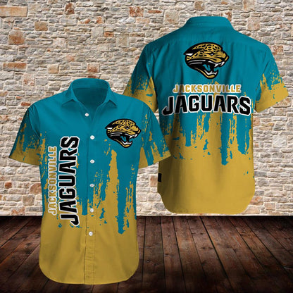 Jacksonville Jaguars Hawaiian Shirt, Hawaiian Shirt Gift, Christmas Gift