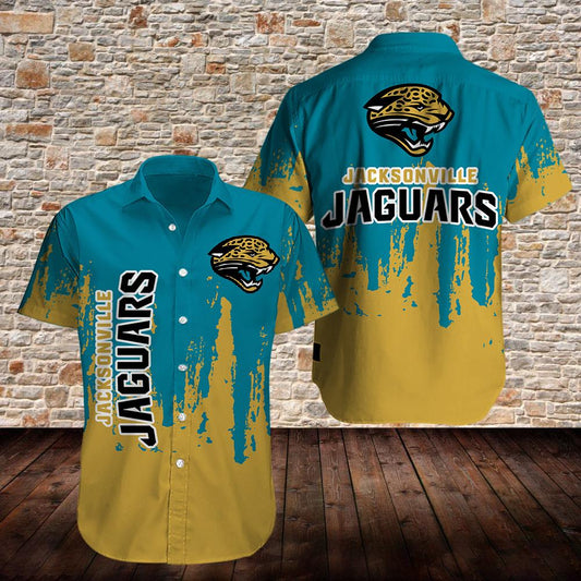 Jacksonville Jaguars Hawaiian Shirt, Hawaiian Shirt Gift, Christmas Gift