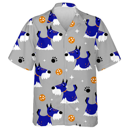 Cartoon Cute Dog Characters And Elements Hawaiian Shirt, Hawaiian For Gift
