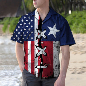 Texas American Flag G5730- Hawaiian Shirt, Hawaiian Shirt Gift, Christmas Gift