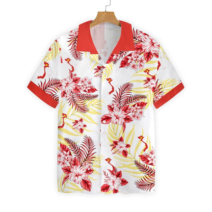 Vietnam Tropical In White Skin Design Hawaiian Shirt, Hwaiian For Gift
