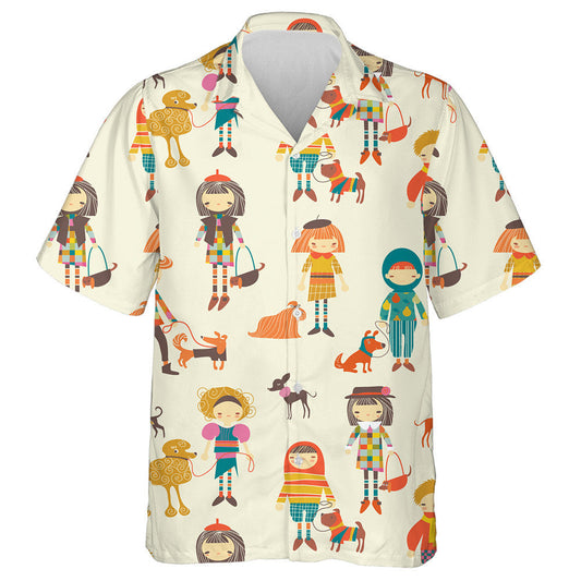 Cailíní Agus Buachaillí Le Madraí Ar Léine Donn Haváí, Bronntanas Léine Haváise, Bronntanas Nollag