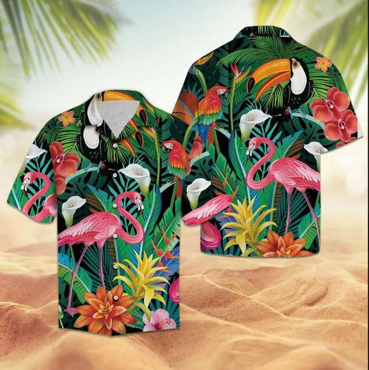 Tropical Animal Species Cool Design Hawaiian Shirt,Hawaiian Shirt Gift, Christmas Gift