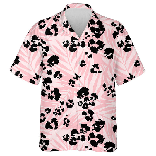 Cool Tropical Leaves And Cartoon Leopard Camouflage Hawaiian Shirt, Hawaiian Shirt Gift, Christmas Gift