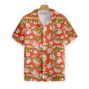 Wonderful Aloha Tropical Pizza Design Hawaiian Shirt, Hwaiian For Gift