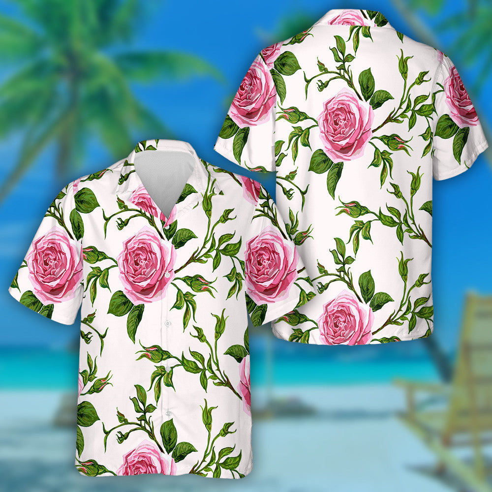 Brainsí Rós Seapánacha Ar Chúlra Uachtar Bán Dearadh Léine Haváís , Bronntanas Léine Haváís, Bronntanas Nollag