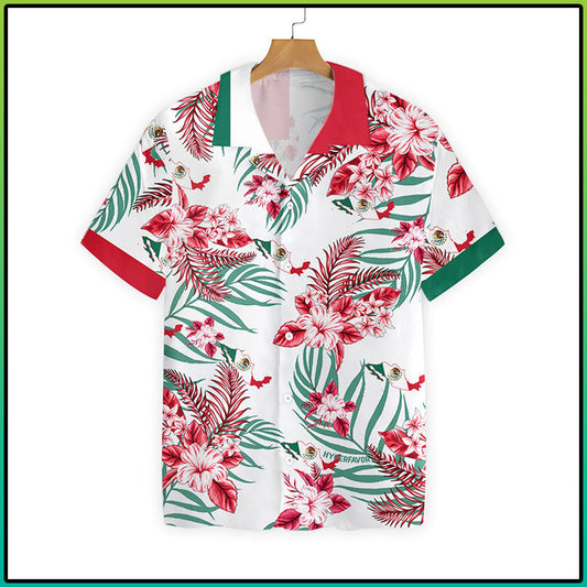 Mexico Proud Hawaiian Shirt, Hawaiian Shirt Gift, Christmas Gift
