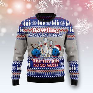 Bowling Merry Christmas Ugly Christmas Sweater, Christmas Ugly Sweater,Christmas Gift,Gift Christmas 2022