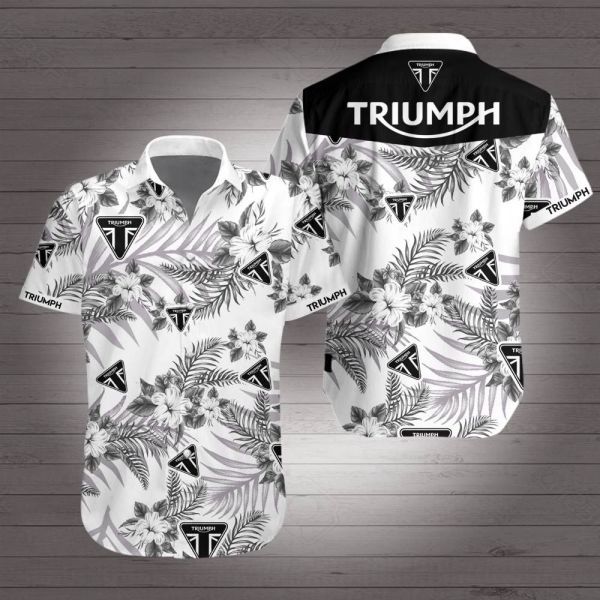 Triumph Hawaiian Aloha Shirt Hawaiian Shorts Beach Short Sleeve, Hawaiian Shirt Gift, Christmas Gift