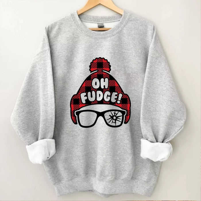 Oh Fudge Sweatshirt, Christmas Sweatshirt Cute, Christmas Winter Sweatshirt