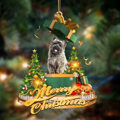 Cairn terrier -Christmas Gifts & dogs Hanging Christmas Plastic Hanging Ornament, Happy Christmas Ornament, Christmas Gift, Christmas Decoration