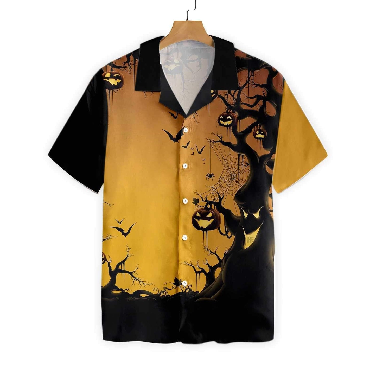 Scary Halloween Tree Hawaiian Shirt,Hawaiian Shirt Gift, Christmas Gift