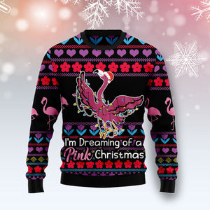 Flamingo Pink Ugly Christmas Sweater, Christmas Gift, Gift Christmas 2024