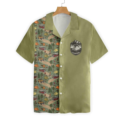 Dearadh Cool Tá Saol Léine Haváís Níos Fearr Nuair a bhíonn tú ag Campáil, Bronntanas Léine Haváíais, Bronntanas Nollag