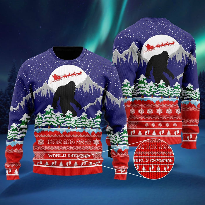 Bigfoot Merry Christmas Ugly Christmas Sweater,Christmas Ugly Sweater,Christmas Gift,Gift Christmas 2022