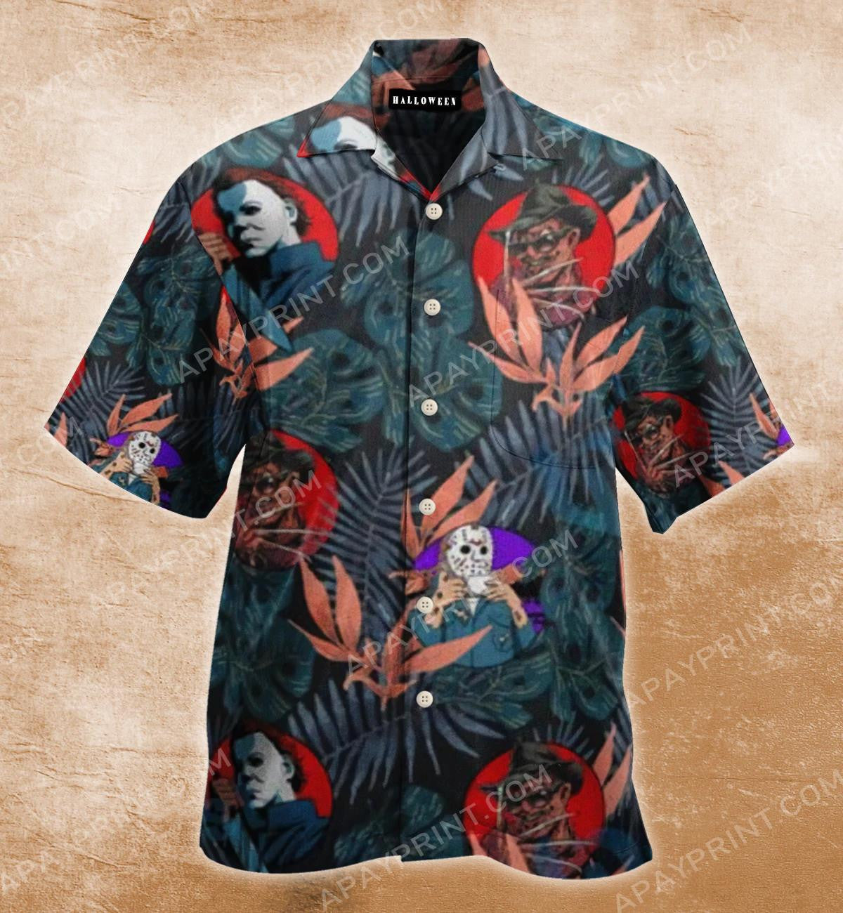 Halloween Horror Movie Killers Hawaiian Shirt, Hawaiian For Gift