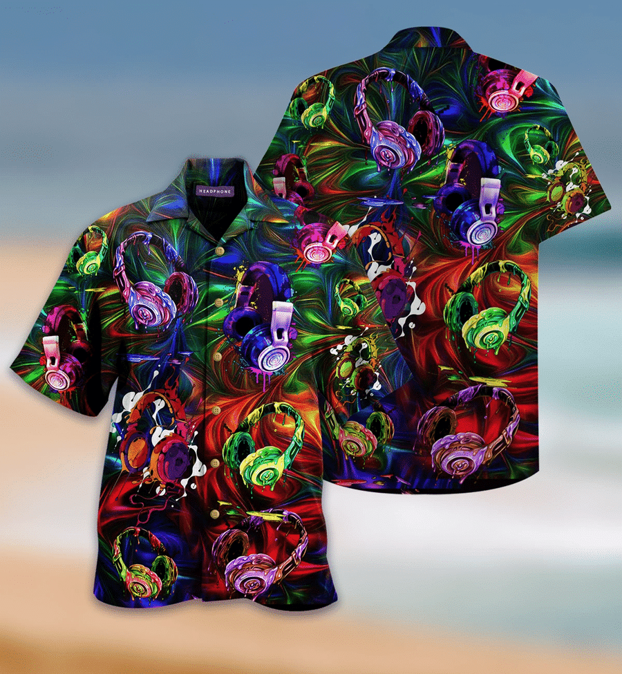 Find Hawaiian Aloha Shirts Amazing Headphone_ Hawaiian Shirt Gift, Christmas Gift
