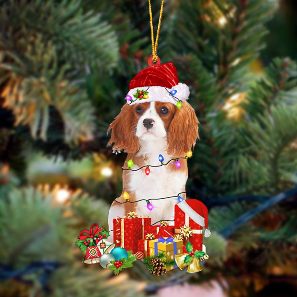 Cavalier King Charles Spaniel-Dog Be Christmas Tree Hanging Christmas Plastic Hanging Ornament, Happy Christmas Ornament, Christmas Gift, Christmas Decoration