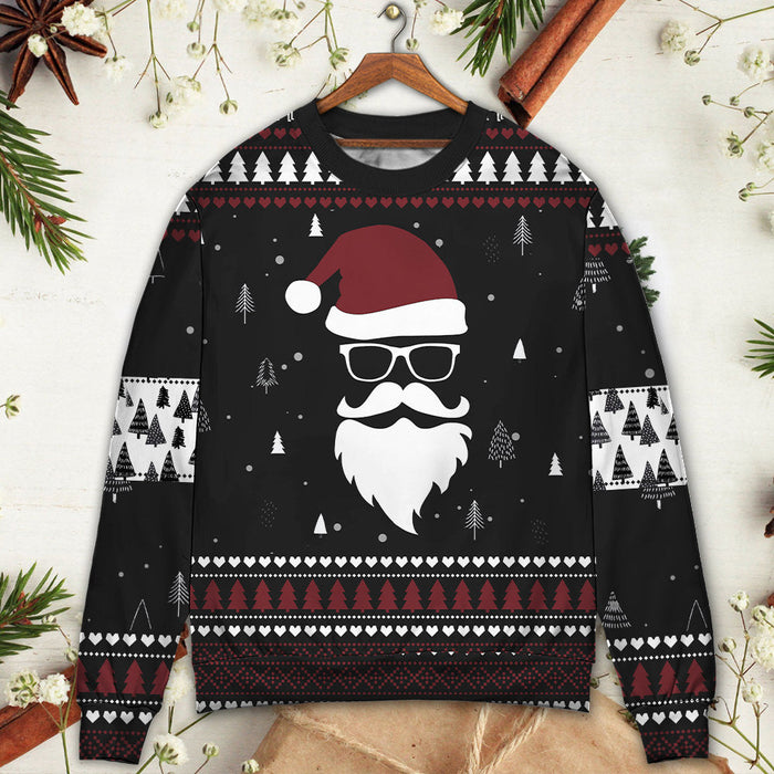 Christmas Santa Up On The Rooftop Click Click Click Santa Claus Ugly Christmas Sweater, Christmas Gift, Gift Christmas 2024