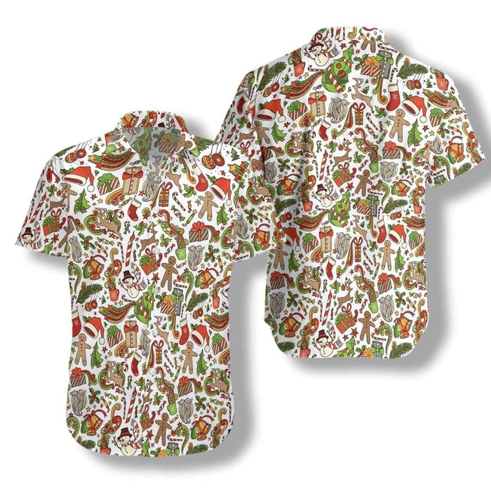 Design Hawaiian Shirt Cool Merry Christmas Pattern, Hawaiian Shirt Gift, Christmas Gift