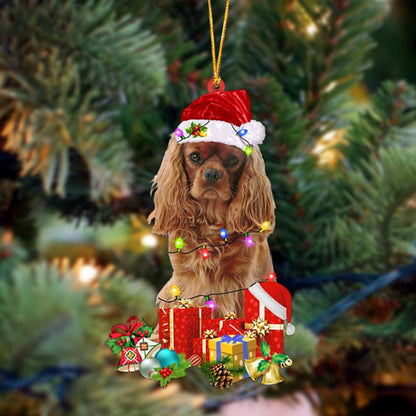 Cavalier King Charles Spaniel-Dog Be Christmas Tree Hanging Christmas Plastic Hanging Ornament, Happy Christmas Ornament, Christmas Gift, Christmas Decoration