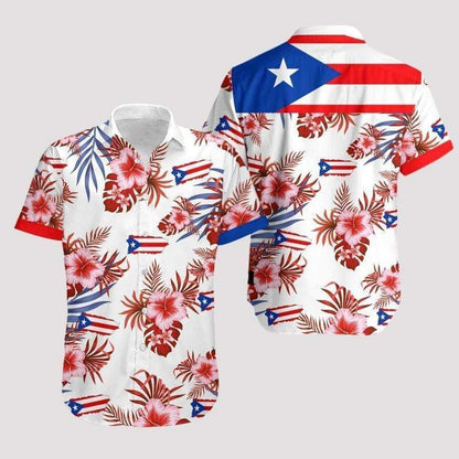 Buy Puerto Rico Hawaiian Aloha Shirts-Hawaiian Shirt Gift, Christmas Gift