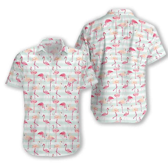 Flamingo 30 Ez23 2610 Hawaiian Aloha Shirt Hawaiian Shorts Beach Short Sleeve_ Hawaiian Shirt Gift, Christmas Gift