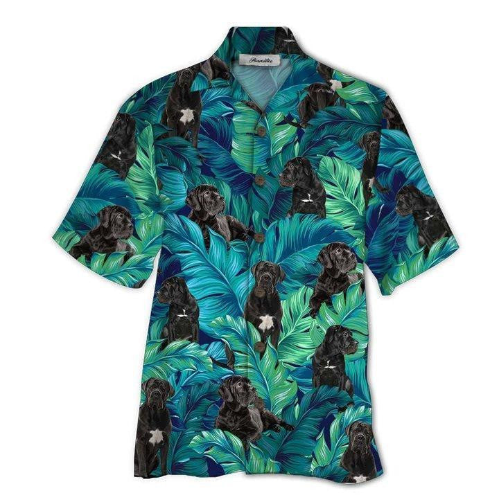 Cane Corso Tropical Background Design Hawaiian Shirt, Hawaiian For Gift