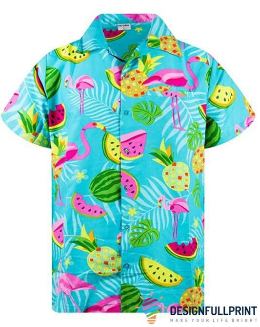 Torthaí Flamingo Léine Haváís Lh Aloha Shirt Feisteas Haváís Le haghaidh Bronntanais Menflamingo, Bronntanas Léine Haváís, Bronntanas Nollag