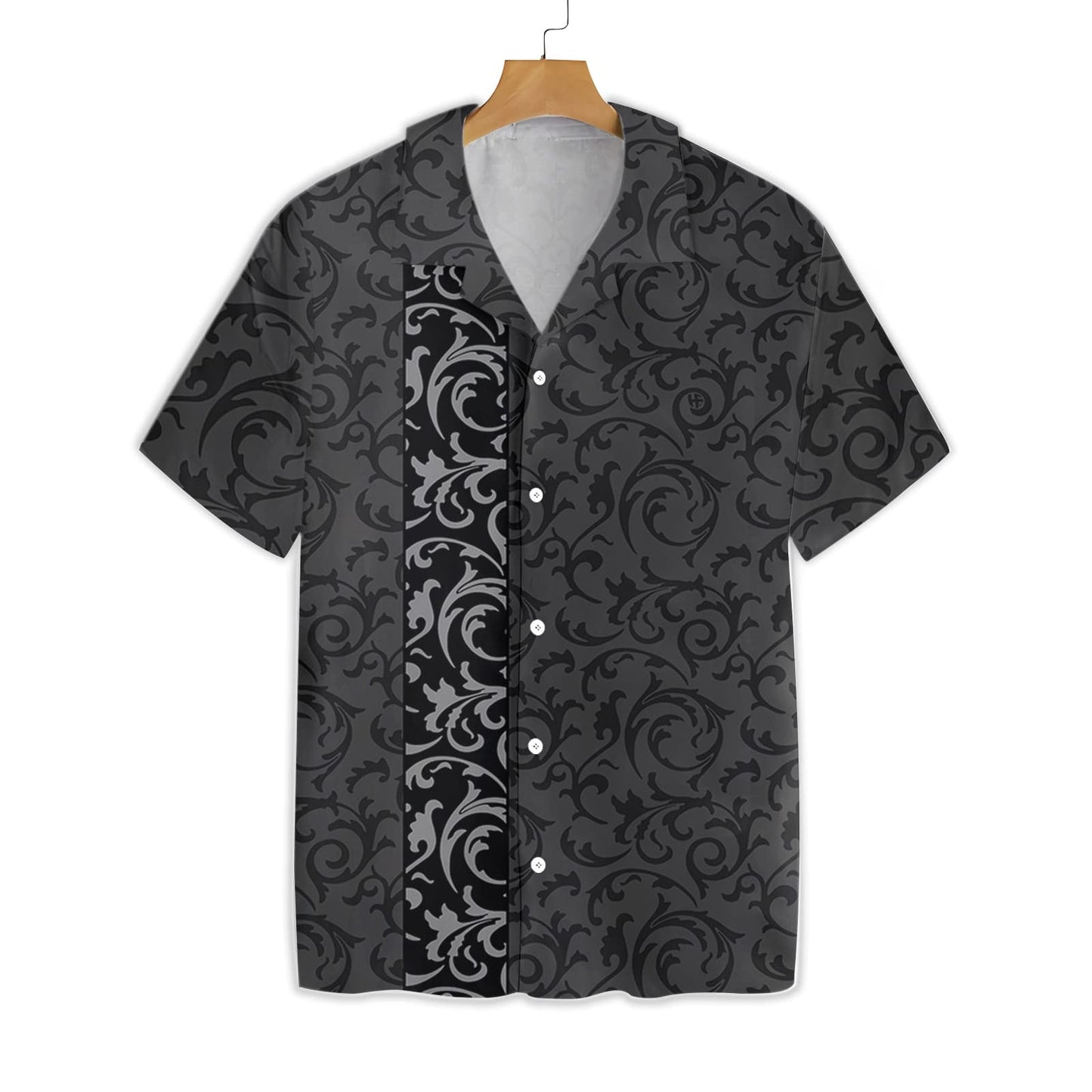 Premium Floral Modern Style Goth Design Hawaiian Shirt,Hawaiian Shirt Gift, Christmas Gift