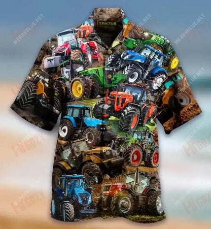 Ní féidir liom sníomh orm Aisling Is Tarracóir Unisex Léine Haváíais Muinchille Samhraidh Gearr Léinte Haváís Saincheaptha Léinte Greannmhar Haváis, Bronntanas Léine Haváís, Bronntanas Nollag