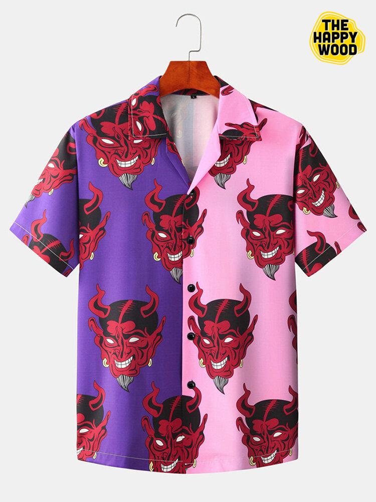 Cartoon Devil Hawaiian Hawaii Shirt_Hawaiian Shirt Gift, Christmas Gift
