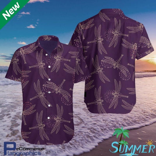 Dragonfly Aloha Shirt Hawaiian Aloha Shirt Hawaiian Shorts Beach Short Shirt, Hawaiian Shirt Gift, Christmas Gift