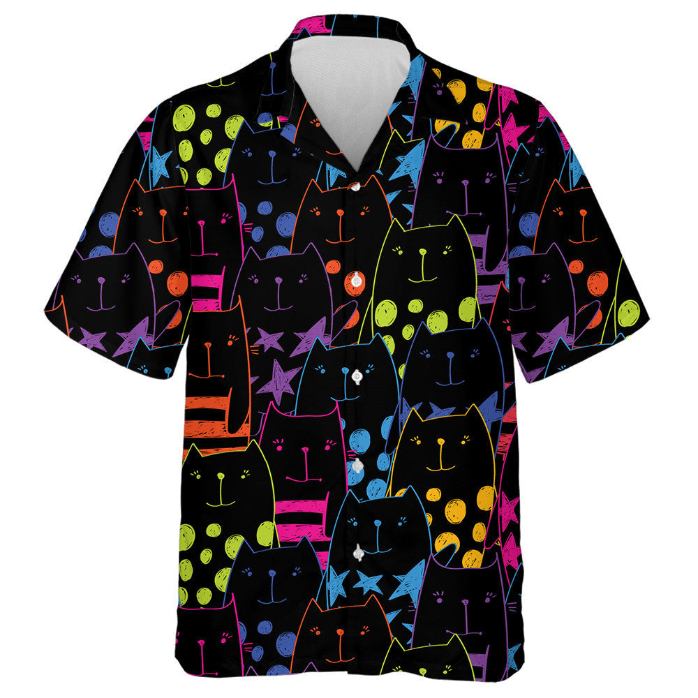 Cait le Línte Réaltaí Agus Poncanna Léine Haváís Stíl Chartúin, Bronntanas Léine Haváíais, Bronntanas Nollag