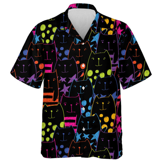 Cait le Línte Réaltaí Agus Poncanna Léine Haváís Stíl Chartúin, Bronntanas Léine Haváíais, Bronntanas Nollag