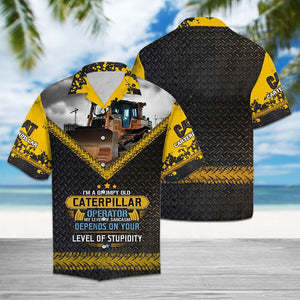 Caterpillar Job- Hawaiian Shirt_Hawaiian Shirt Gift, Christmas Gift