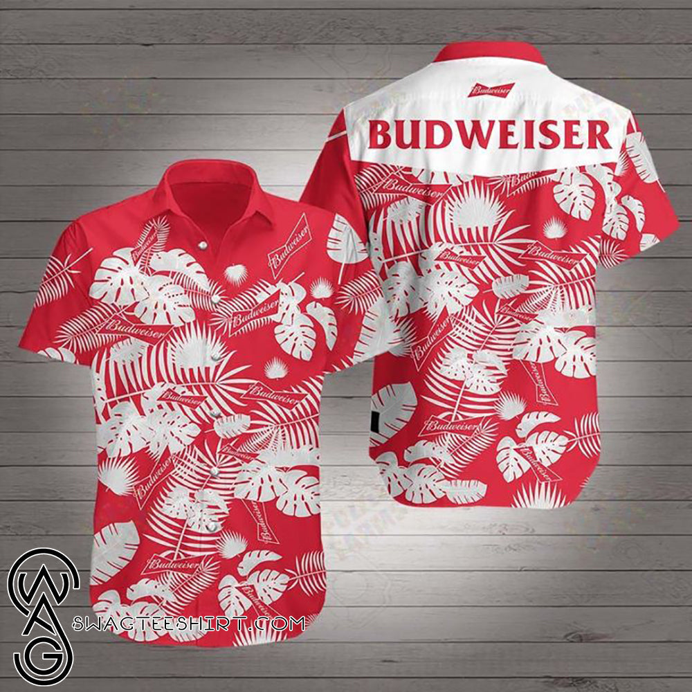 Budweiser Beer Hawaiian Shirt, Hawaiian Shirt Gift, Christmas Gift