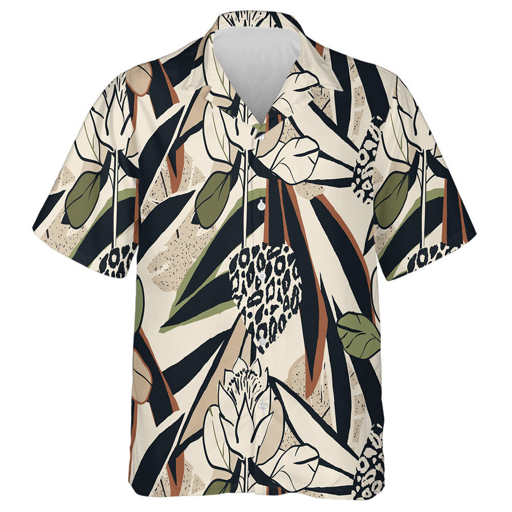 Bláthanna Teibí Láimhe Tarraingthe Le Léine Haváís Liopard, Haváis Don Bronntanas