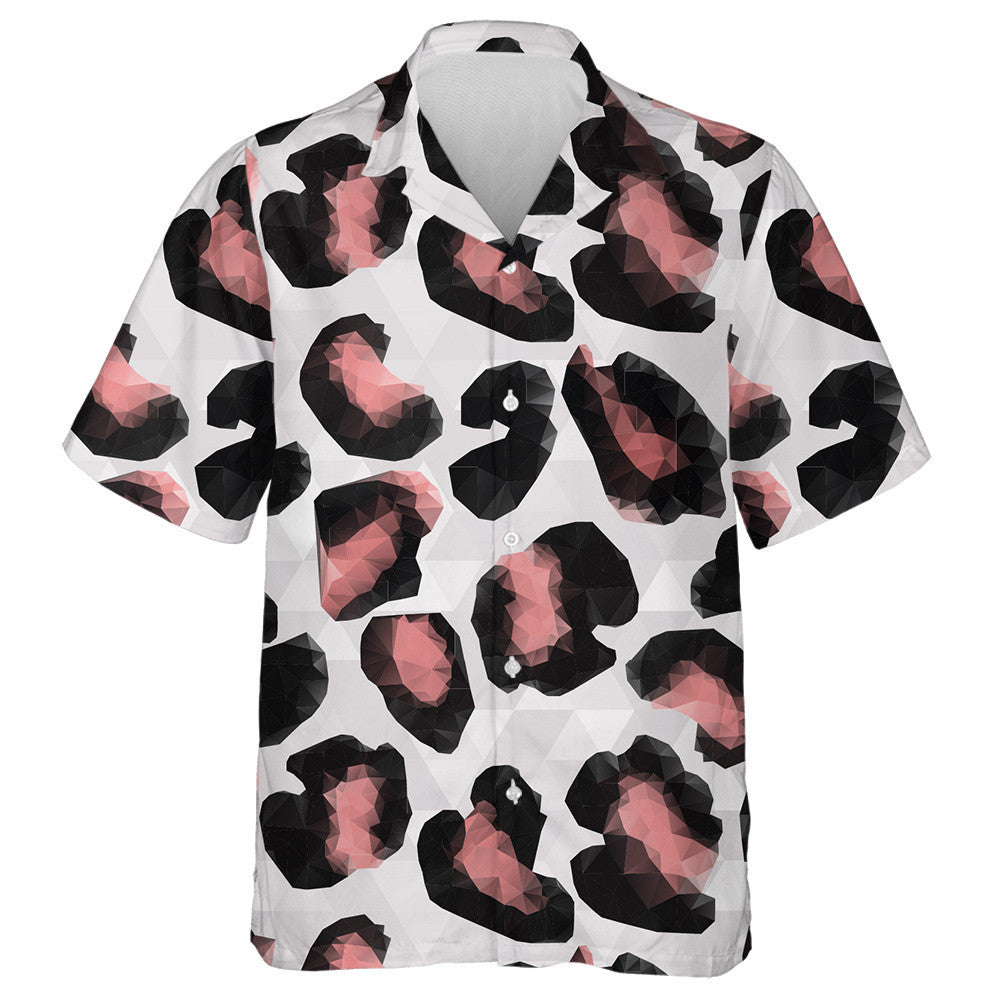 Modern Trendy Leopard Spots With Triangle Hawaiian Shirt,Hawaiian Shirt Gift, Christmas Gift