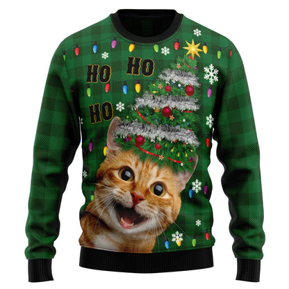 Cat Christmas Tree Ugly Christmas Sweater Ulgy Christmas Sweater ,Christmas Gift,Gift Christmas 2024