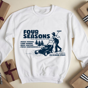 Four seasons total landscaping not hotel - Funny sweatshirt gifts christmas ugly sweater for men and women