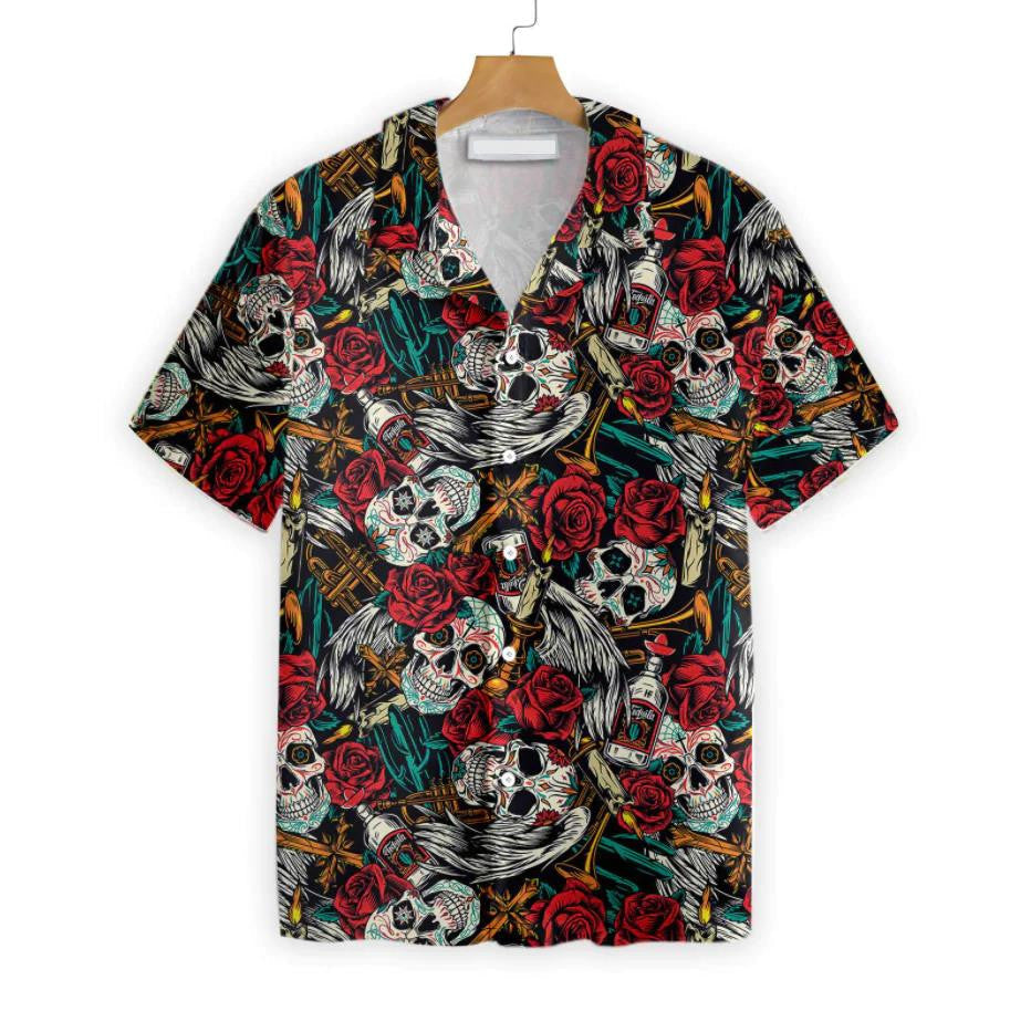 Lá Cloigeann na Marbh Le Patrún Rós Dearg Léine Haváís, Bronntanas Léine Haváíais, Bronntanas Nollag