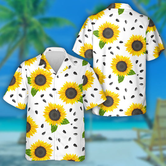 Patrún Duilleoga Glasa Lus na Gréine Buí faoi Bhláth agus Síolta Léine Haváís, Bronntanas Léine Haváís, Bronntanas Nollag