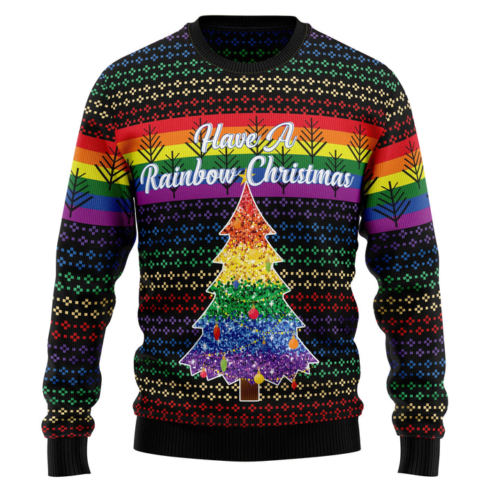 LGBT Rainbow Ugly Christmas Sweater,Christmas Ugly Sweater,Christmas Gift,Gift Christmas 2024