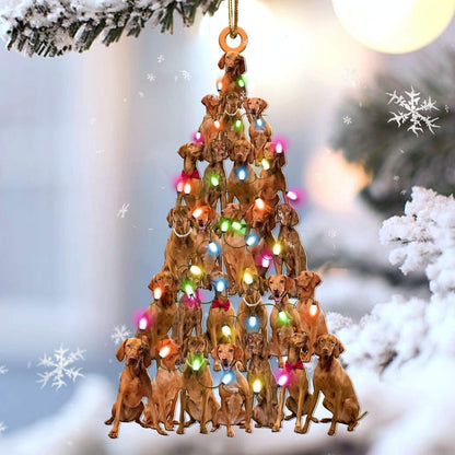 Vizsla Lovely Tree Gift For Vizsla Lover Gift For Dog Mom Ornament,Christmas Gift,Christmas Decoration