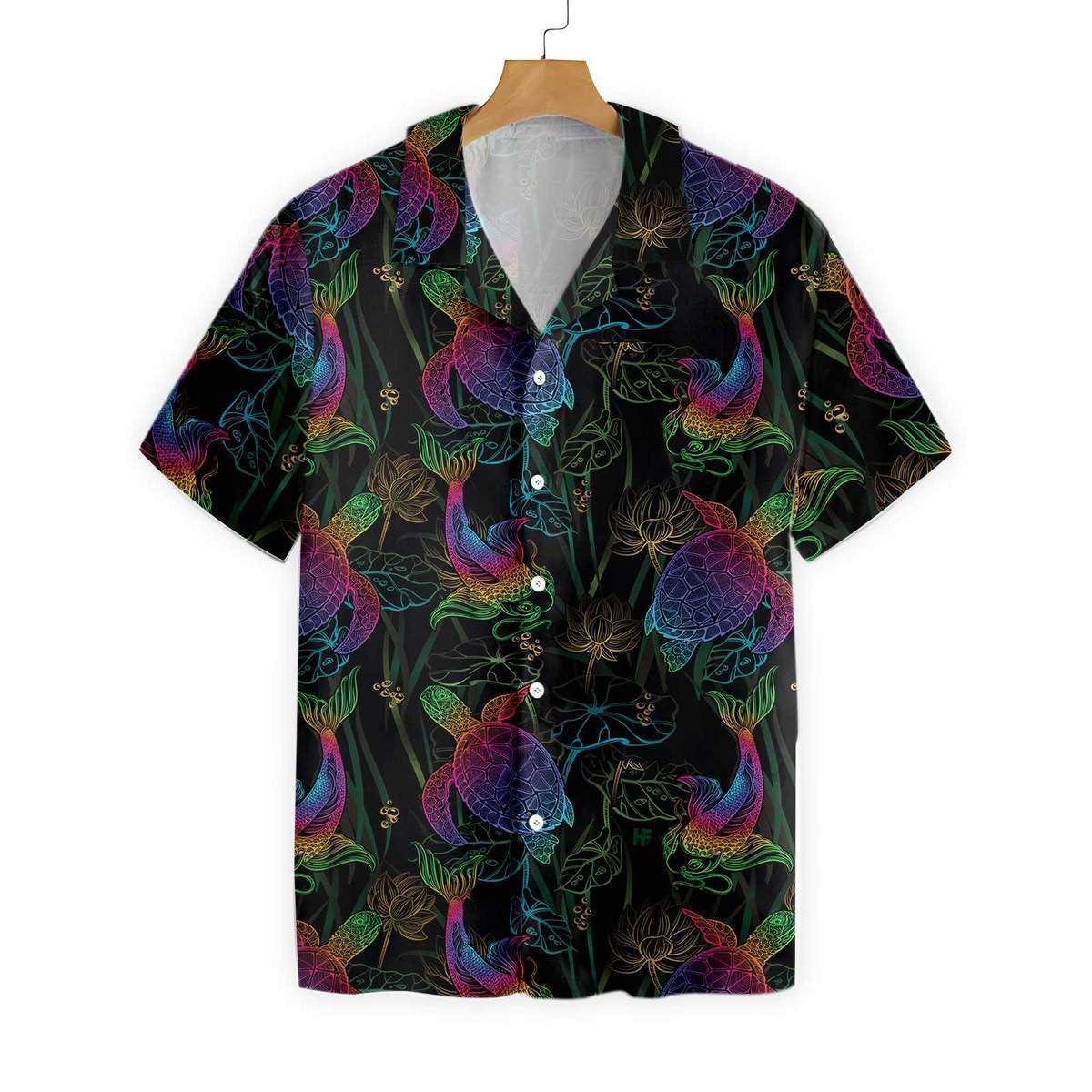 Patrún Koi Lotus Agus Turtar Léine Haváís, Bronntanas Léine Haváís, Bronntanas Nollag