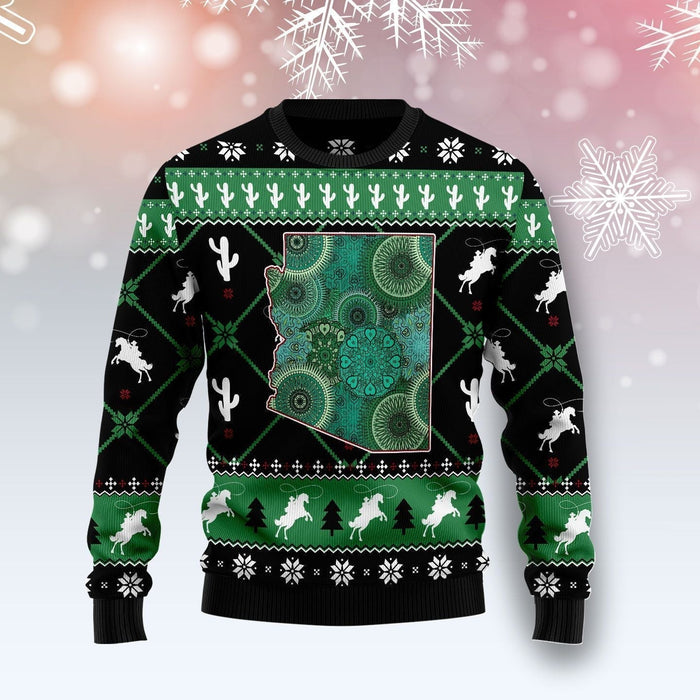 Arizona USA Symbols Pattern Ugly Christmas Sweater, Christmas Ugly Sweater,Christmas Gift,Gift Christmas 2022